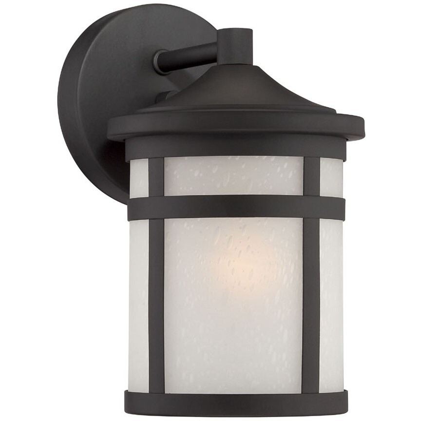 Matte Black Hanging Lantern Shape Wall Light