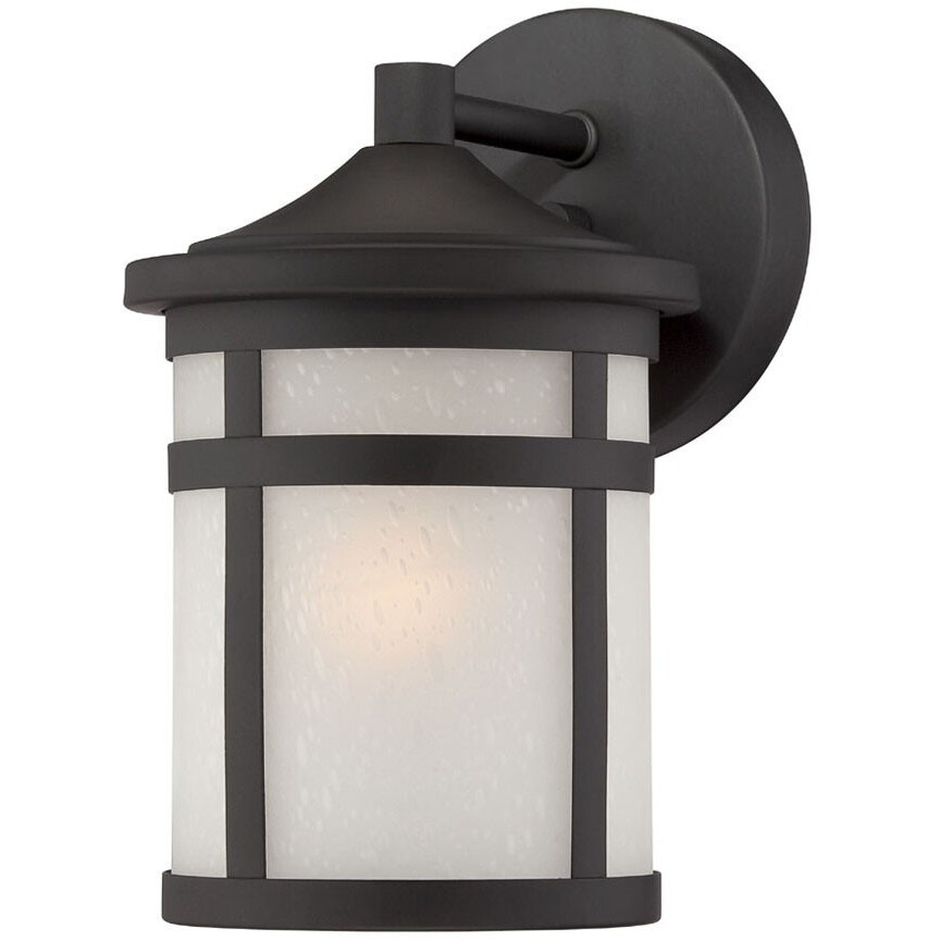 Matte Black Hanging Lantern Shape Wall Light