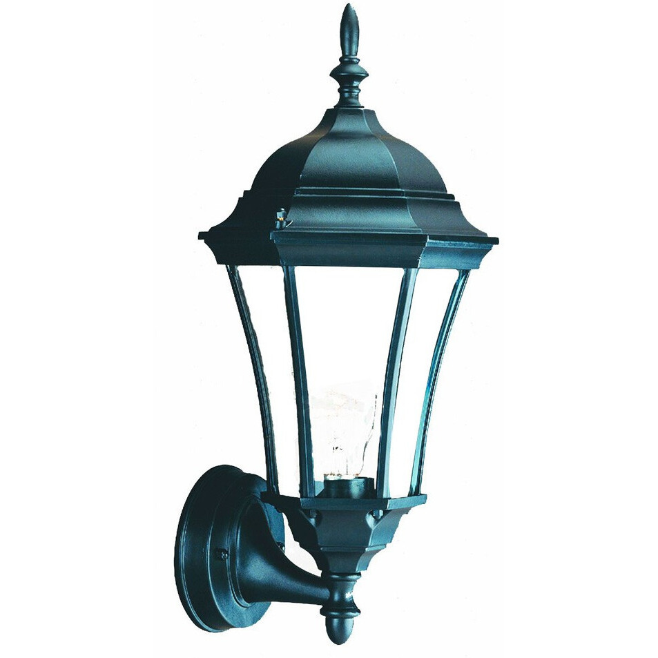 Matte Black Carousel Lantern Wall Light