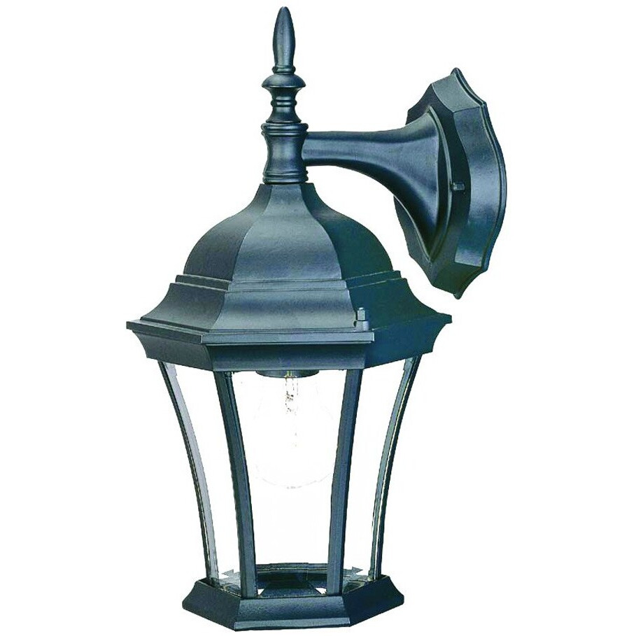Matte Black Hanging Carousel Lantern Wall Light