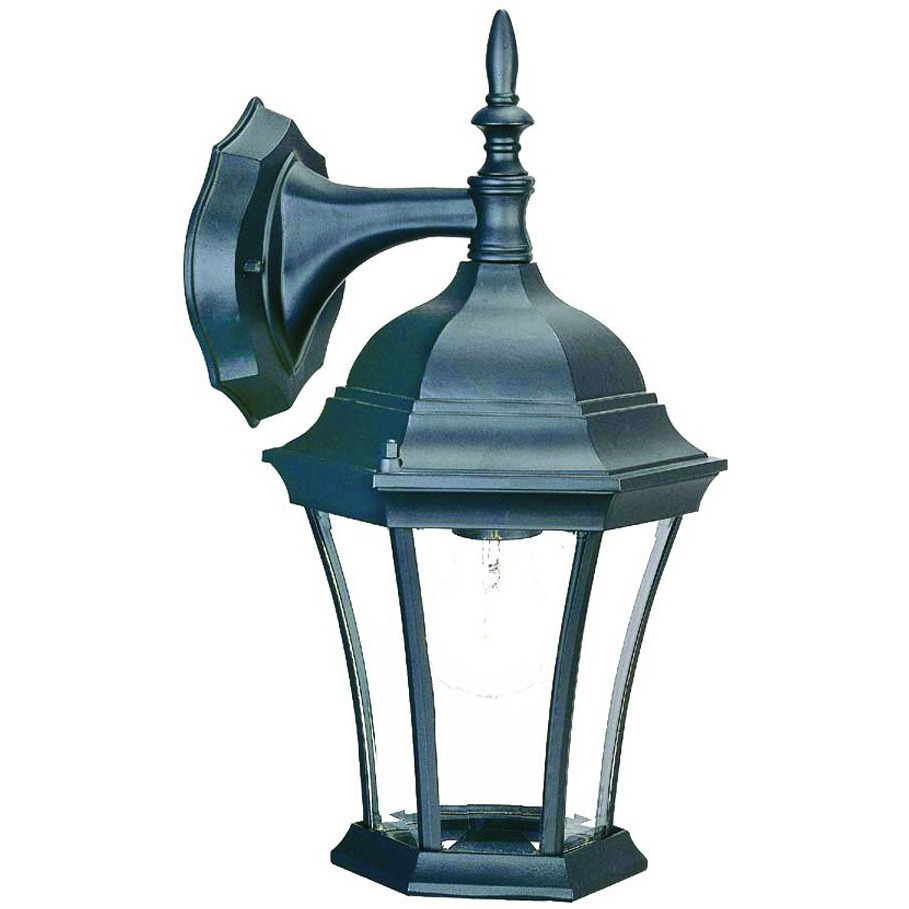 Matte Black Hanging Carousel Lantern Wall Light