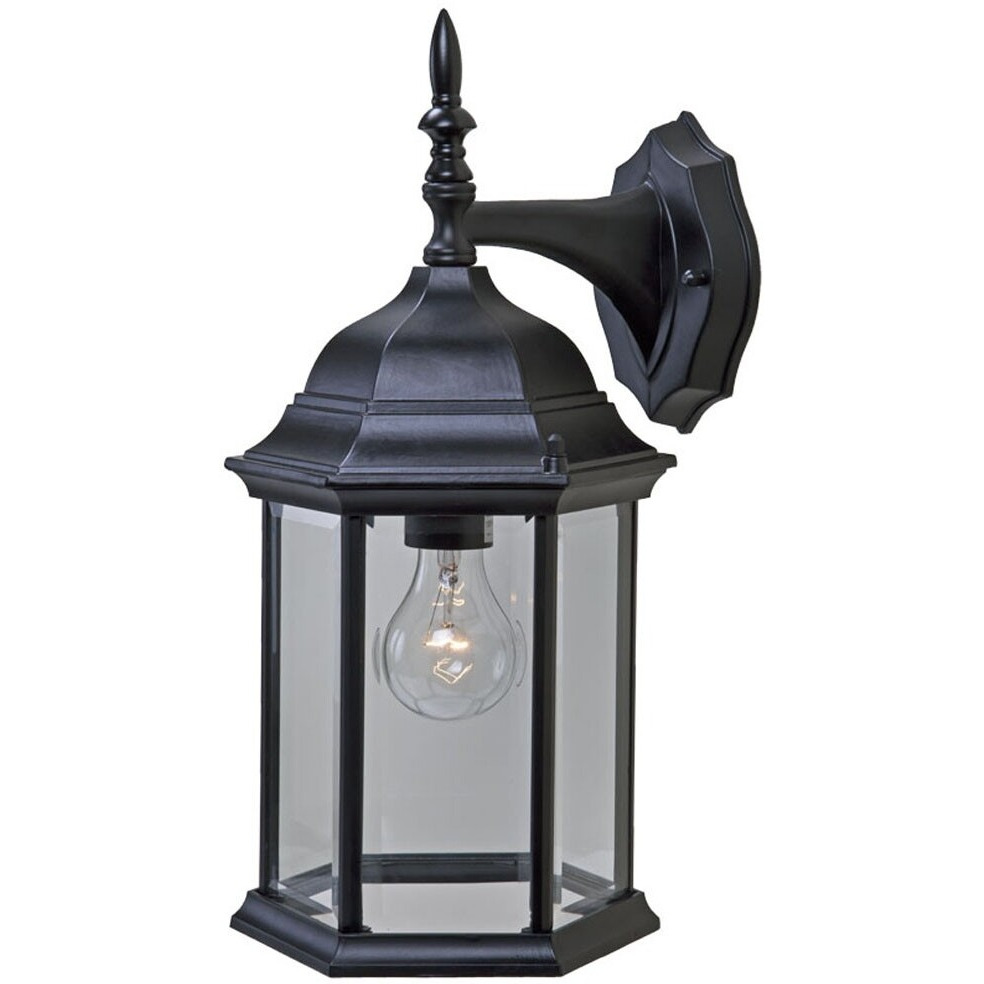 Xl White Clear Glass Swing Arm Wall Light