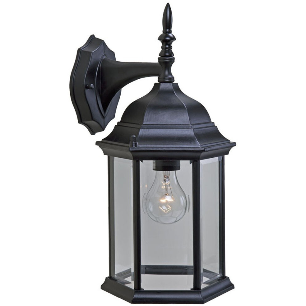 Xl White Clear Glass Swing Arm Wall Light