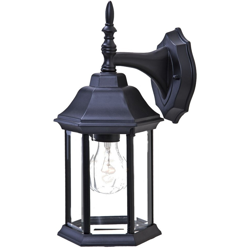 White Clear Glass Swing Arm Wall Light