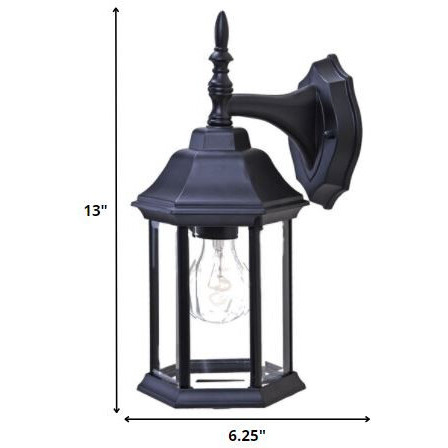 White Clear Glass Swing Arm Wall Light