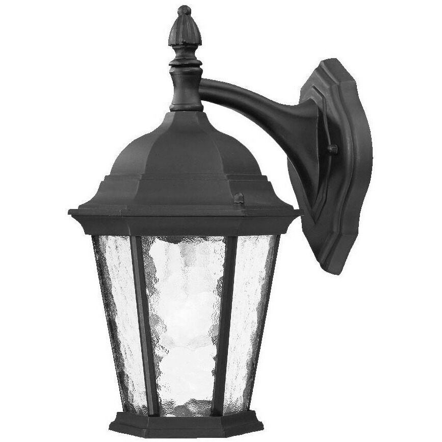 Two Light Matte Black Hanging Carousel Wall Light