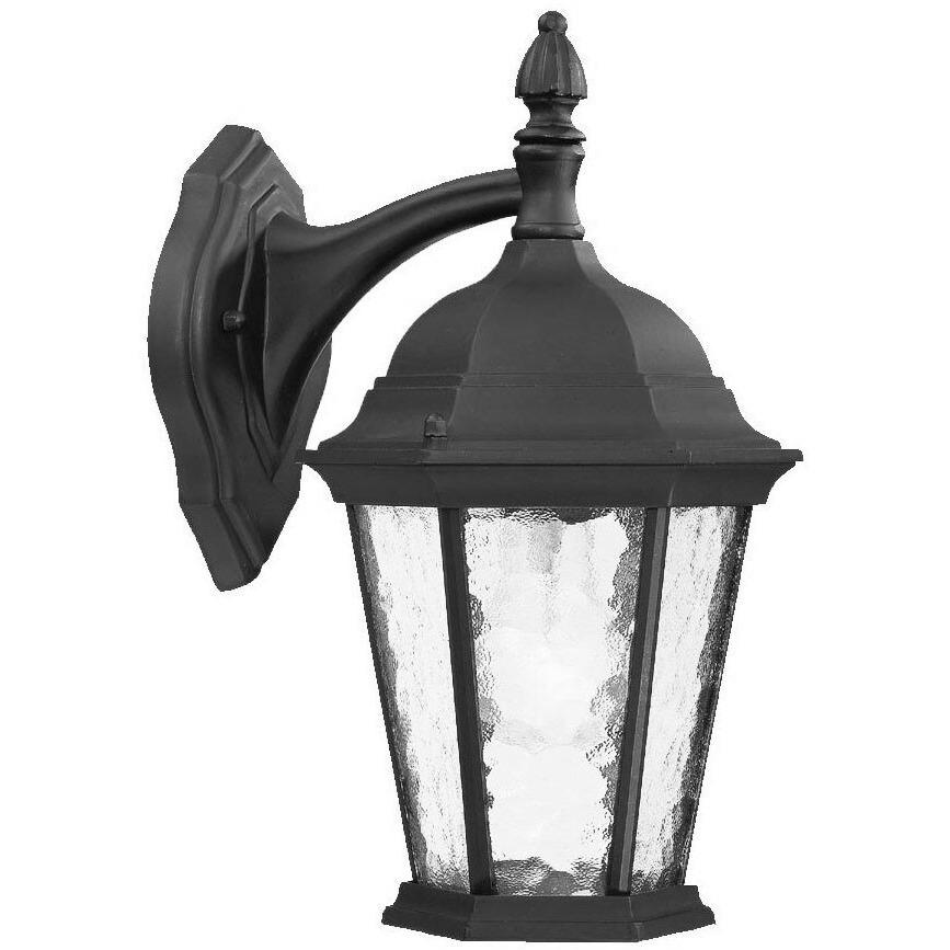 Two Light Matte Black Hanging Carousel Wall Light