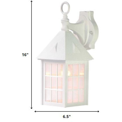 White House Shaped Wall Light