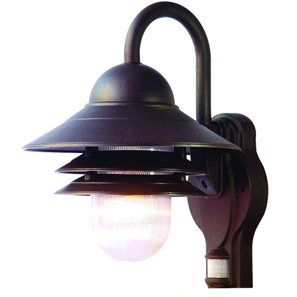 Antique Bronze Motion Sensor Outdoor Wall Light