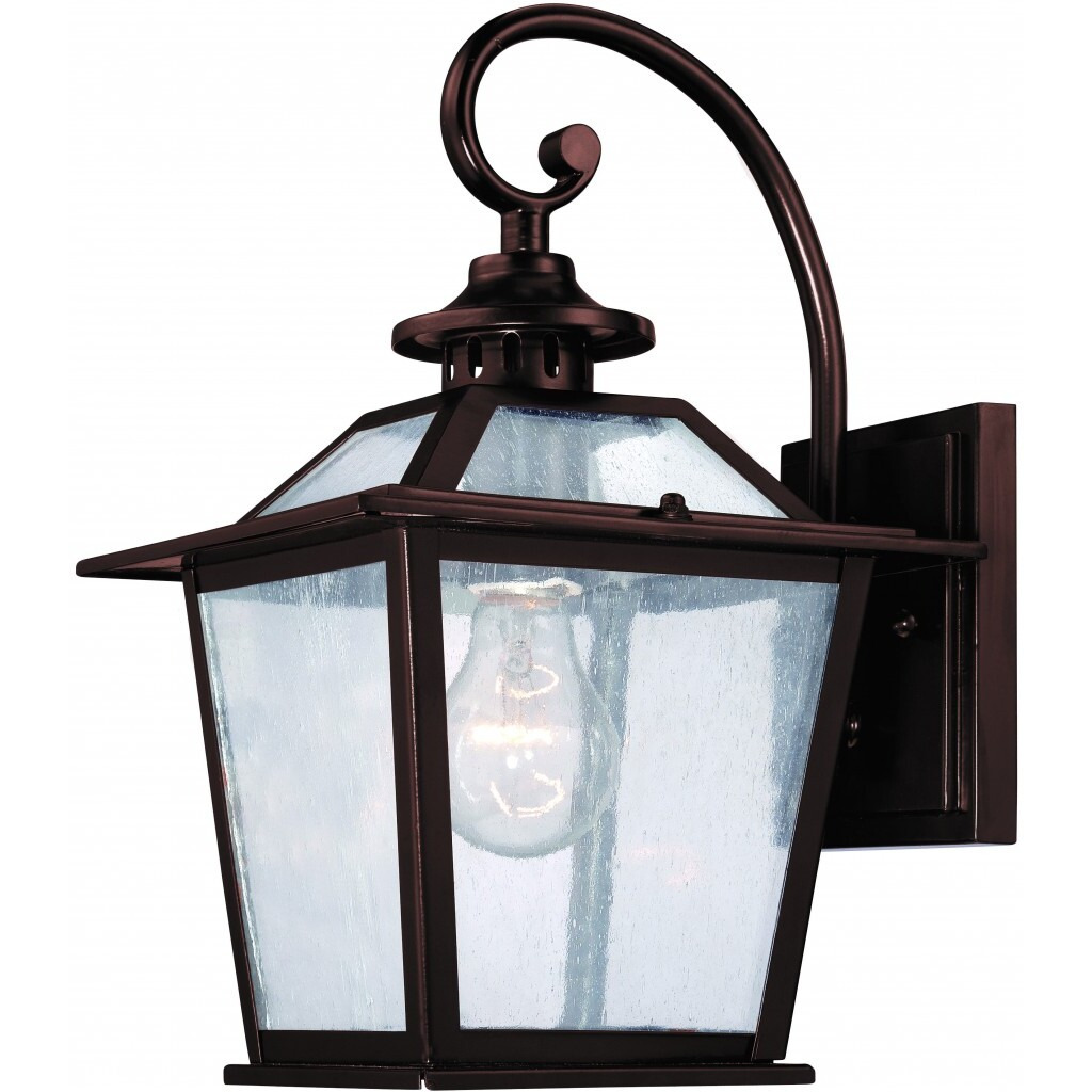 Antique Bronze Terrarium Shape Wall Light