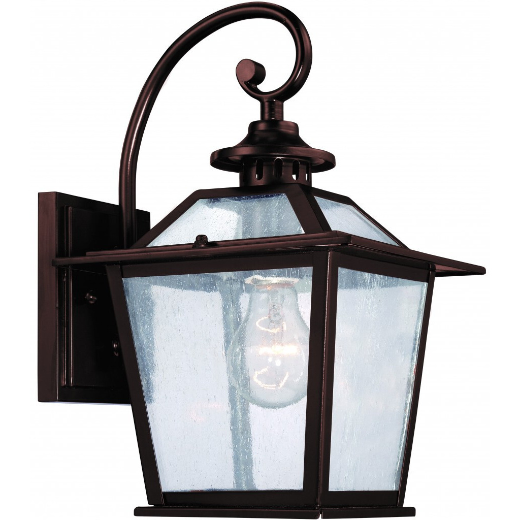 Antique Bronze Terrarium Shape Wall Light