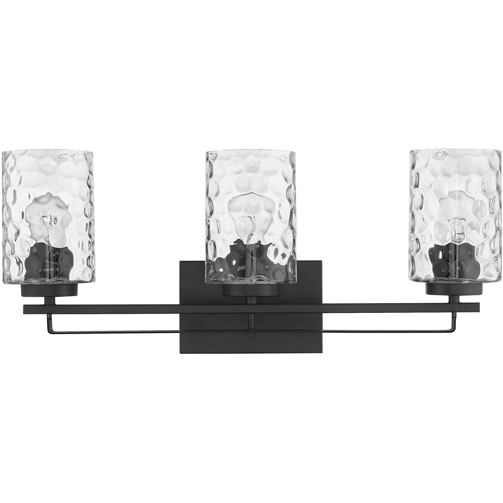 Livvy 3-Light Matte Black Vanity