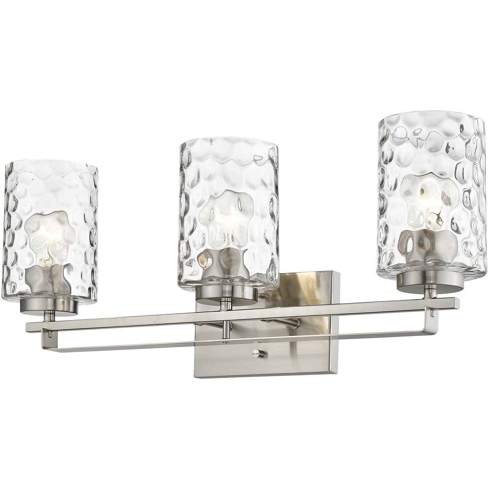Livvy 3-Light Satin Nickel Vanity