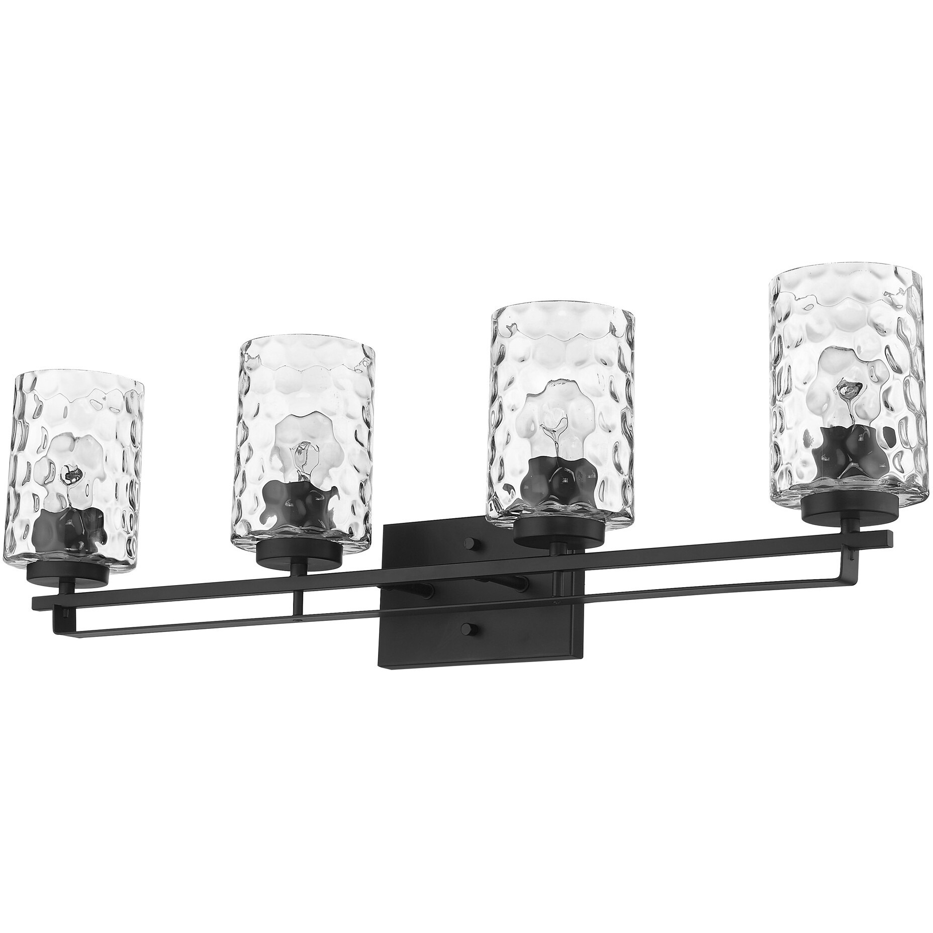 Livvy 4-Light Matte Black Vanity