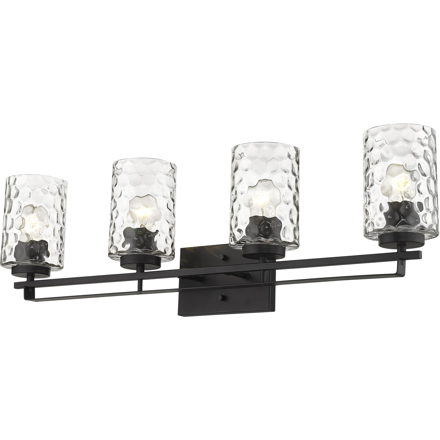 Livvy 4-Light Matte Black Vanity