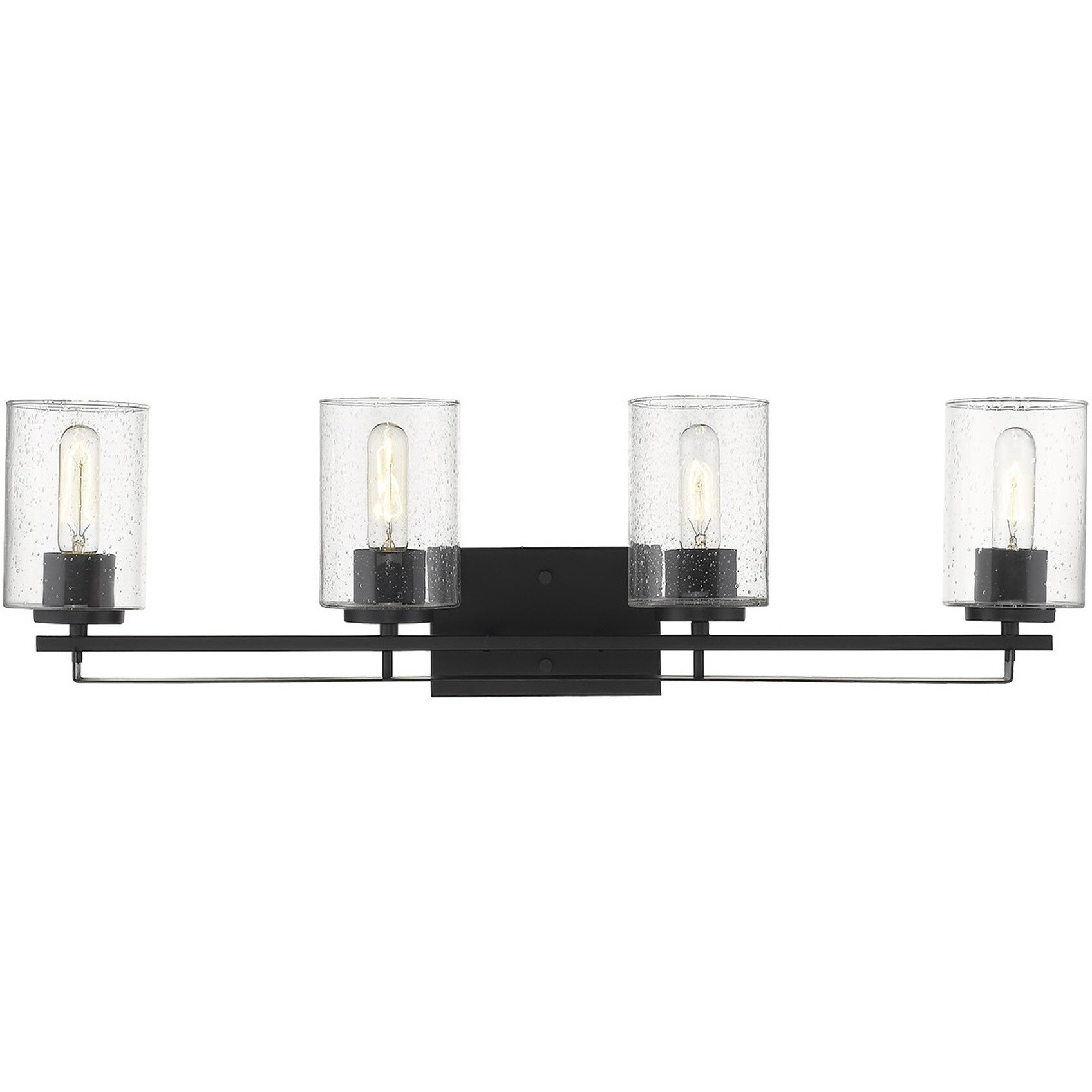 Orella 4-Light Matte Black Sconce