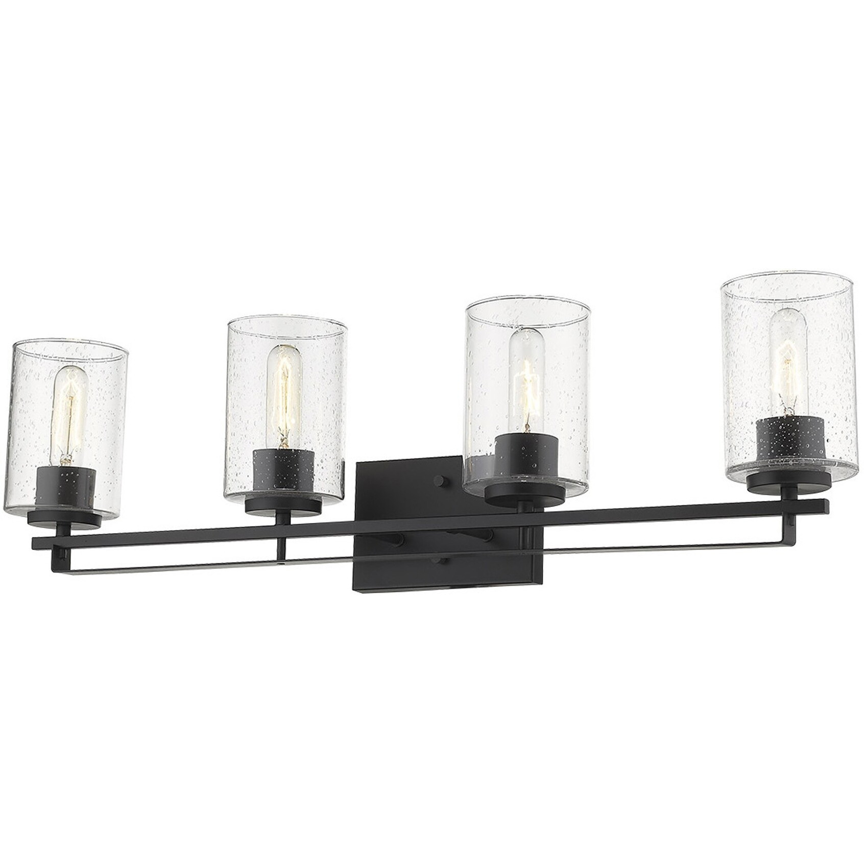 Orella 4-Light Matte Black Sconce
