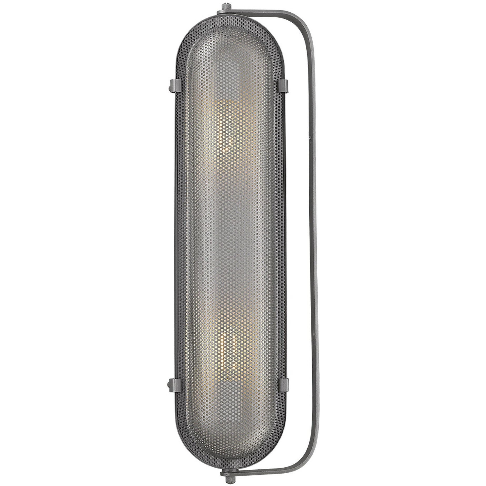 Terra 2-Light Gray Sconce