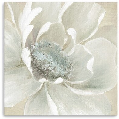 40"" Soft Winter Flower Canvas Wall Art