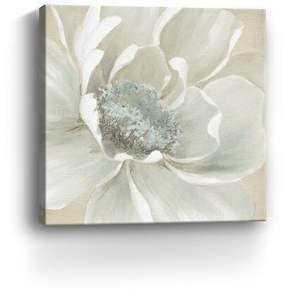 40"" Soft Winter Flower Canvas Wall Art
