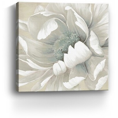 40"" Soft Winter Flower In Bloom Canvas Wall Art