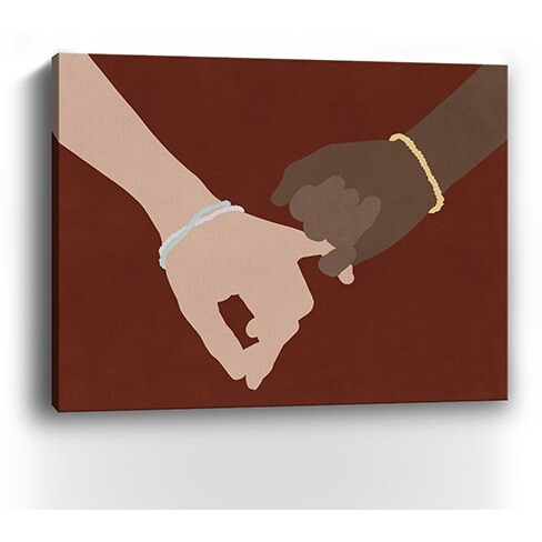 Small Friendship Promise Canvas Wall Art