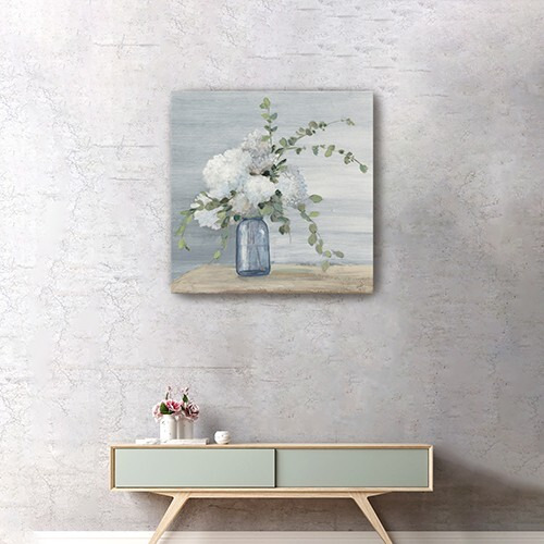 40"" Sweet And Serene Flower Bouquet Canvas Wall Art
