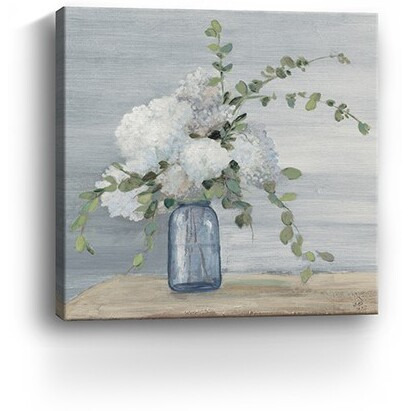 40"" Sweet And Serene Flower Bouquet Canvas Wall Art