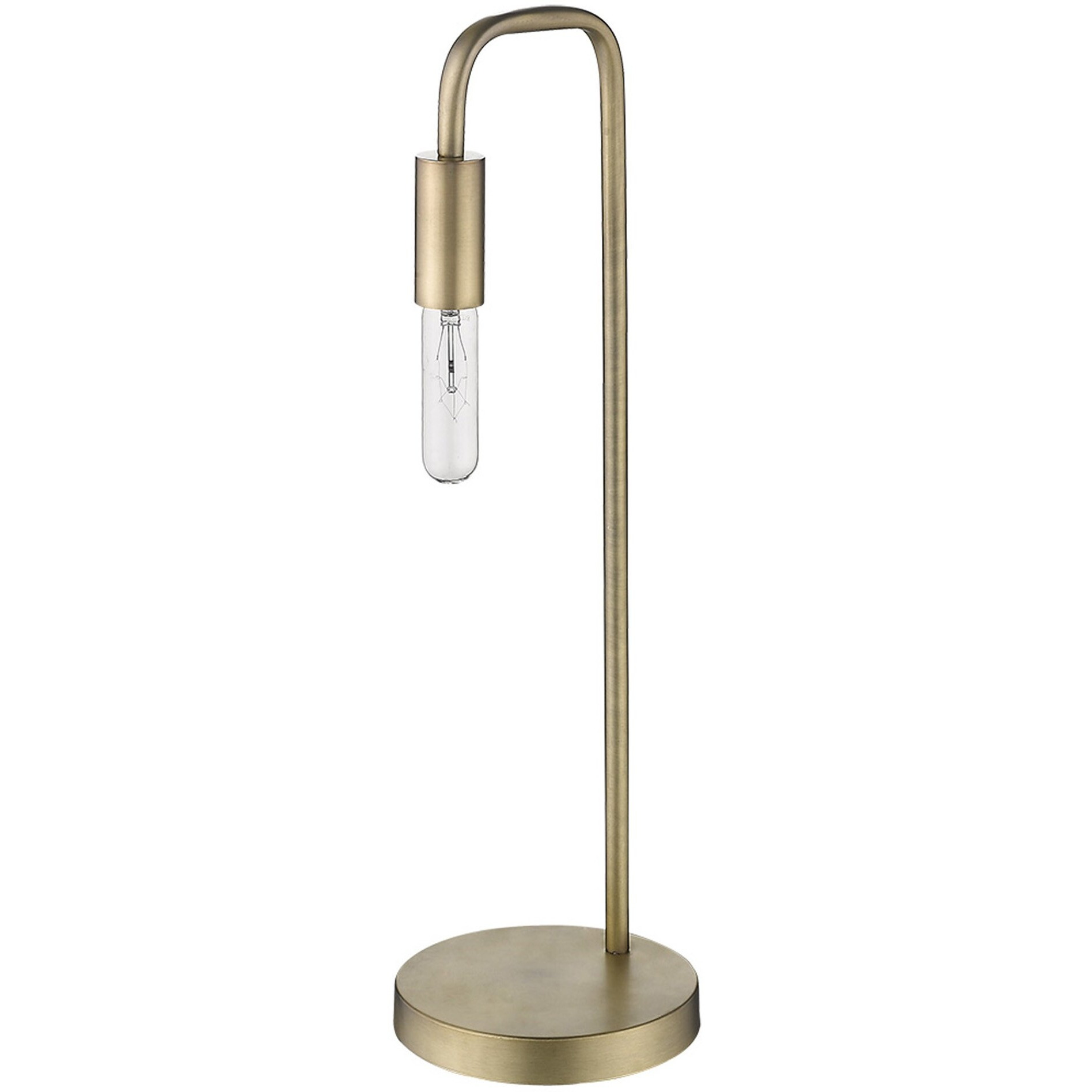 Perret 1-Light Aged Brass Table Lamp