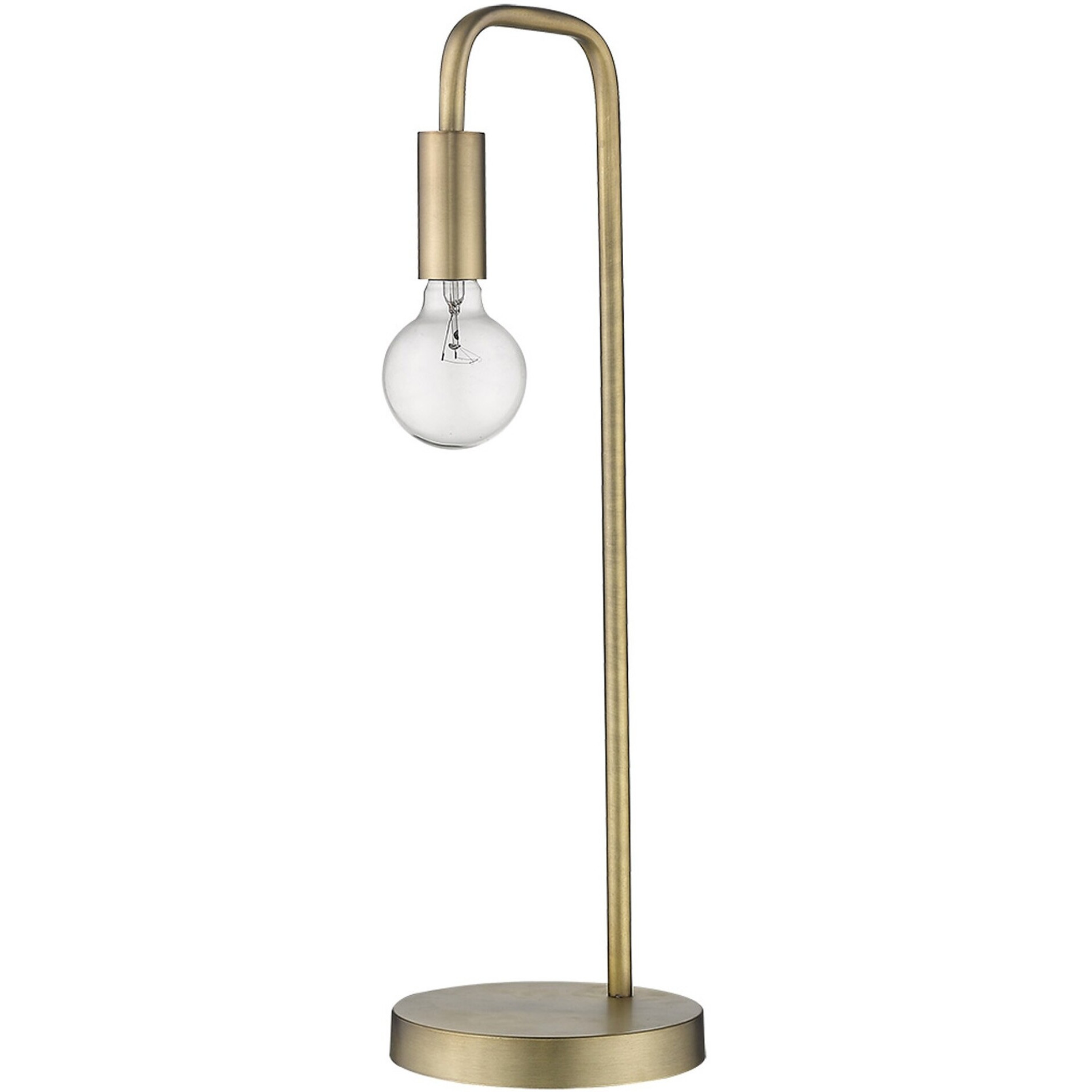 Perret 1-Light Aged Brass Table Lamp