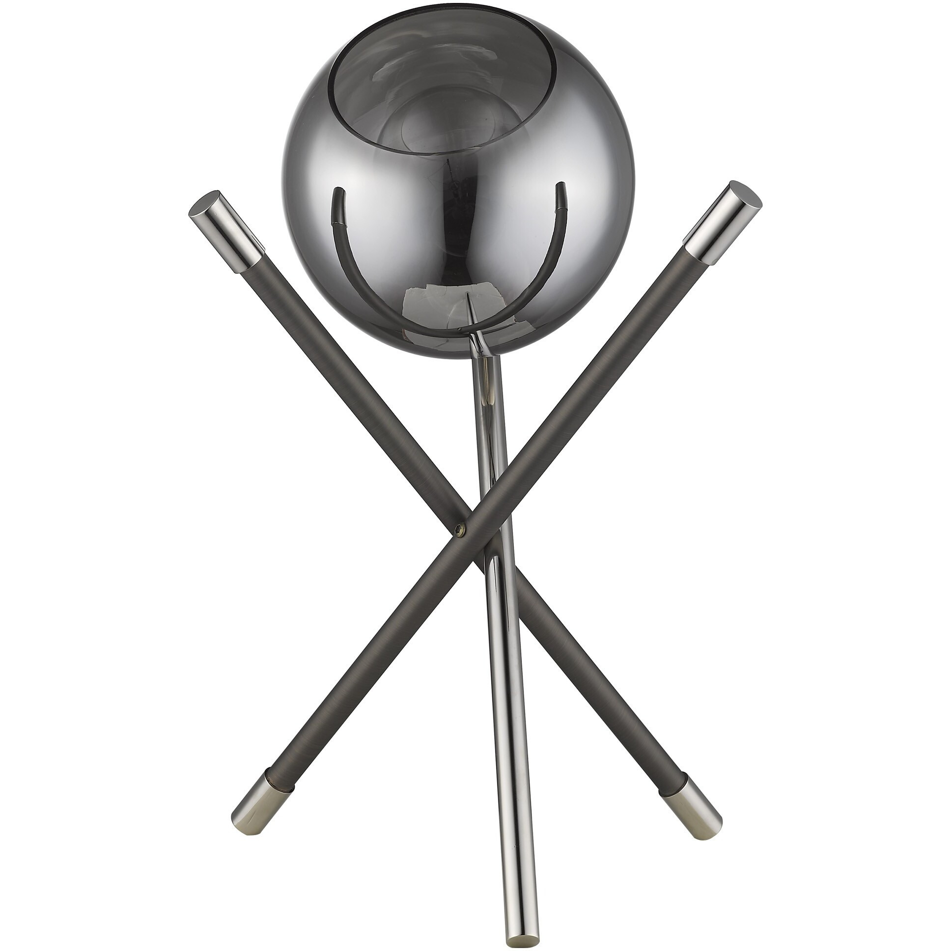 Trend Home 1-Light Polished Nickel Table Lamp