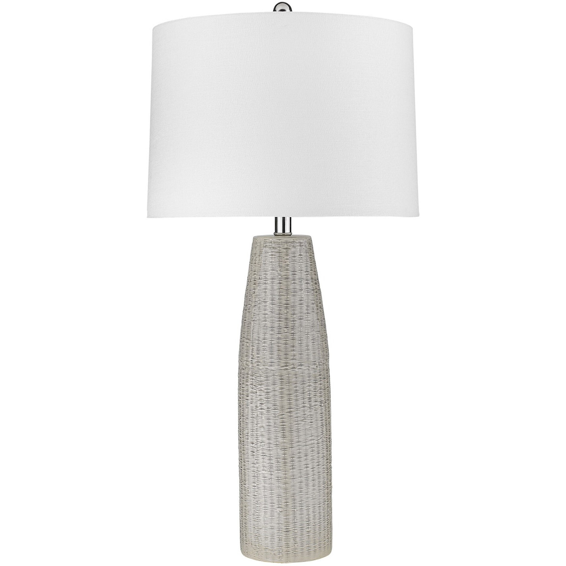 Trend Home 1-Light Polished Nickel Table Lamp