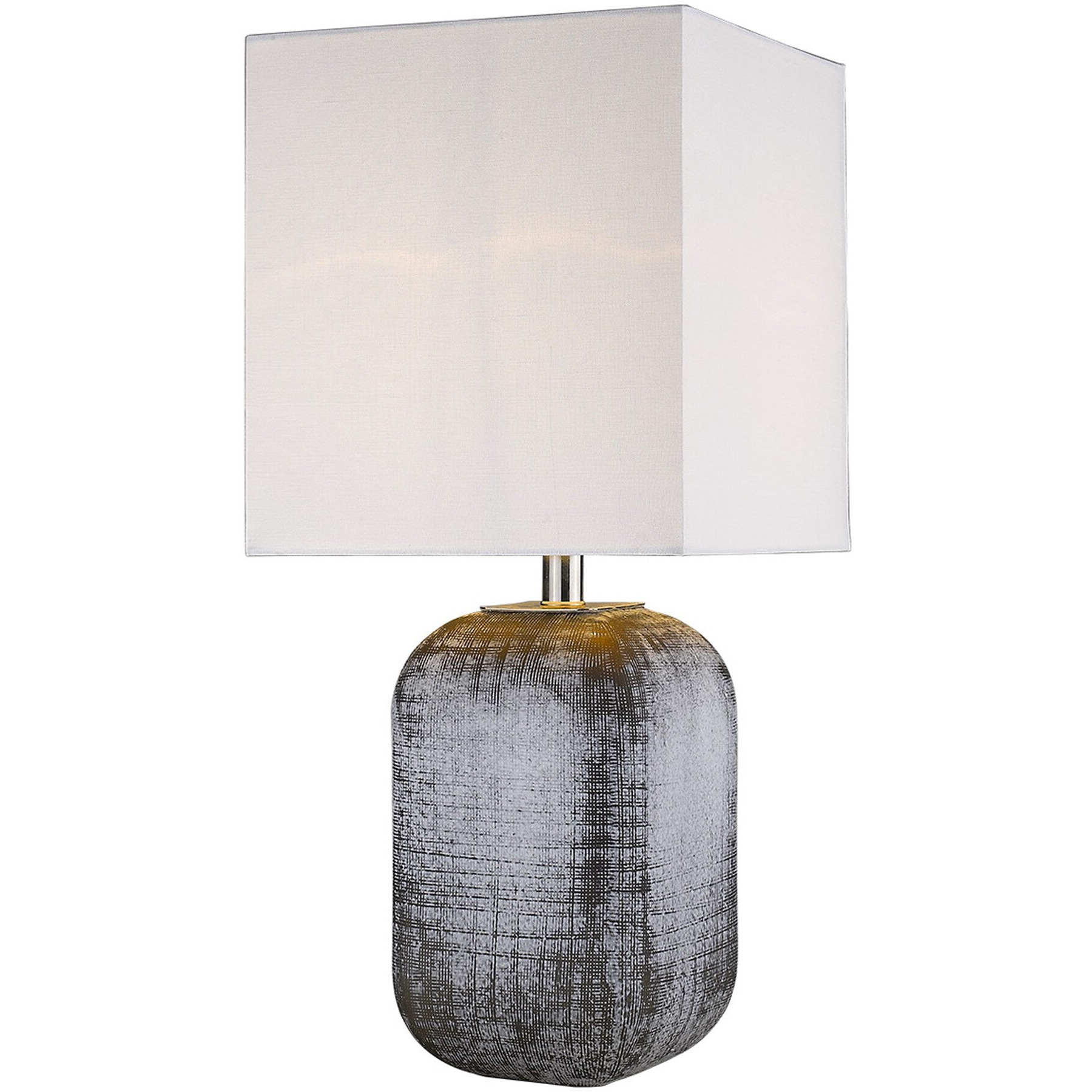 Trend Home 1-Light Polished Nickel Table Lamp