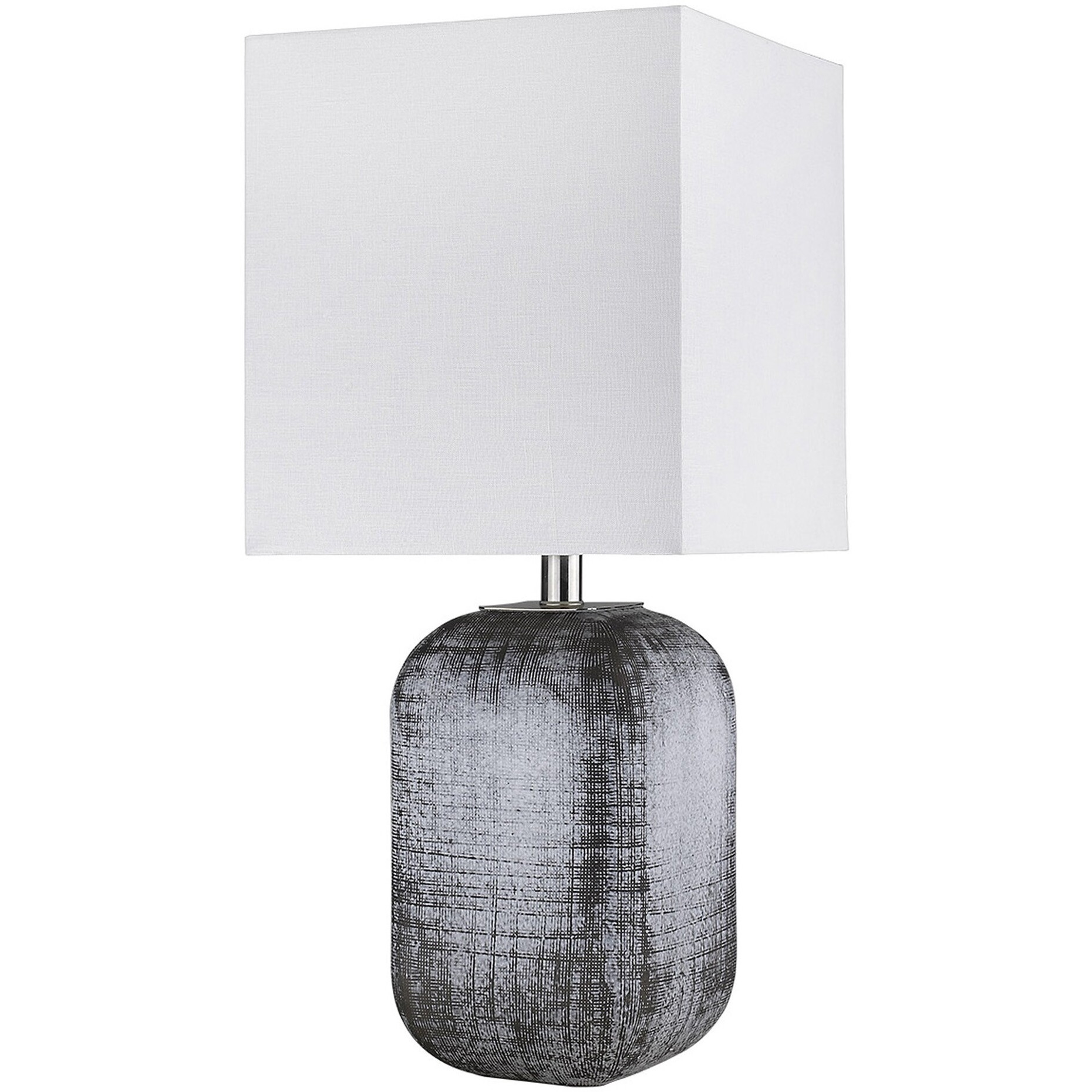 Trend Home 1-Light Polished Nickel Table Lamp