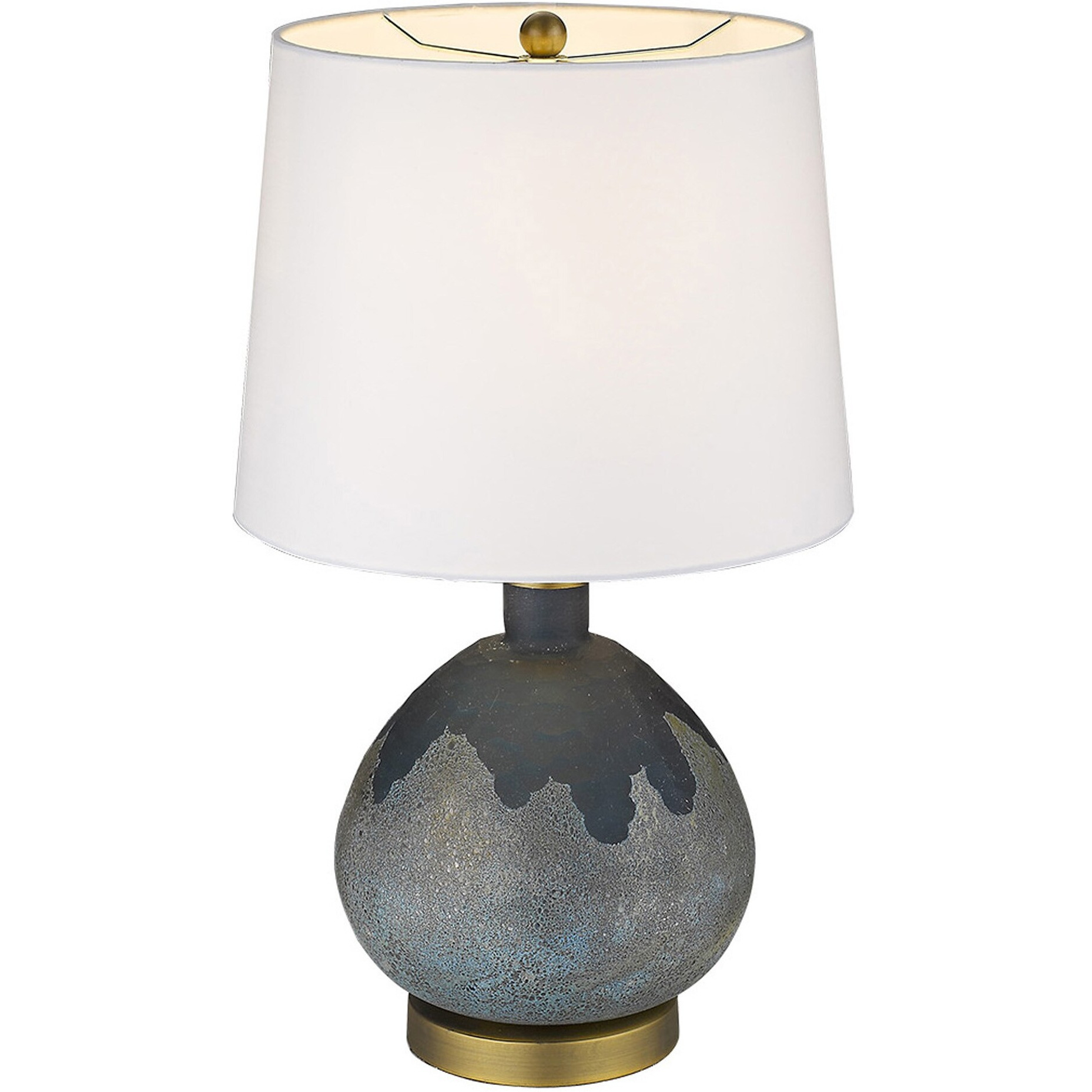 Trend Home 1-Light Brass Table Lamp
