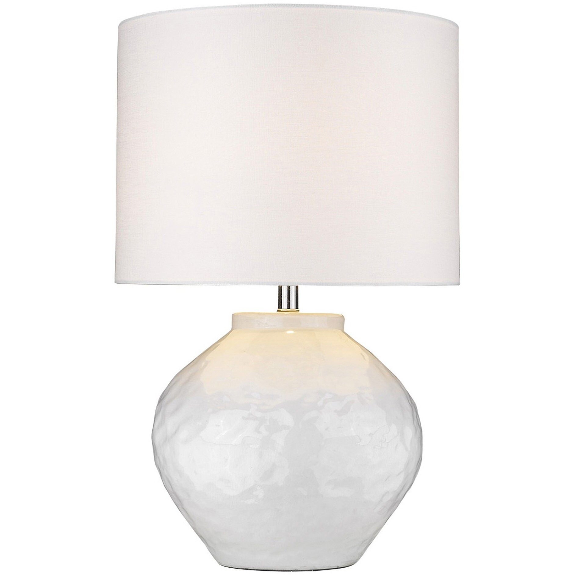 Trend Home 1-Light Polished Nickel Table Lamp