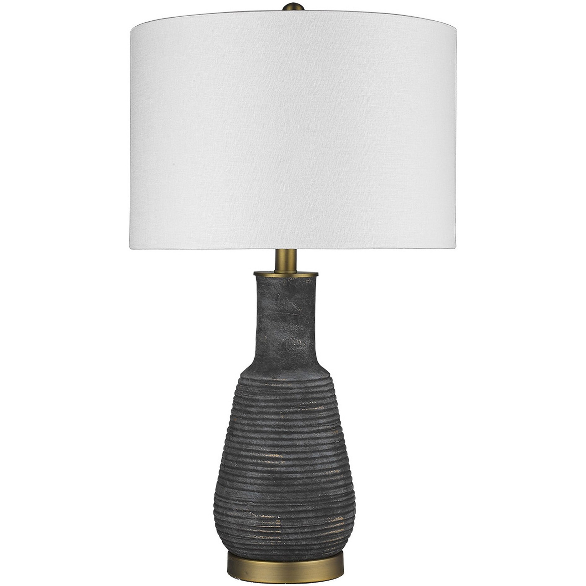 Trend Home 1-Light Brass Table Lamp