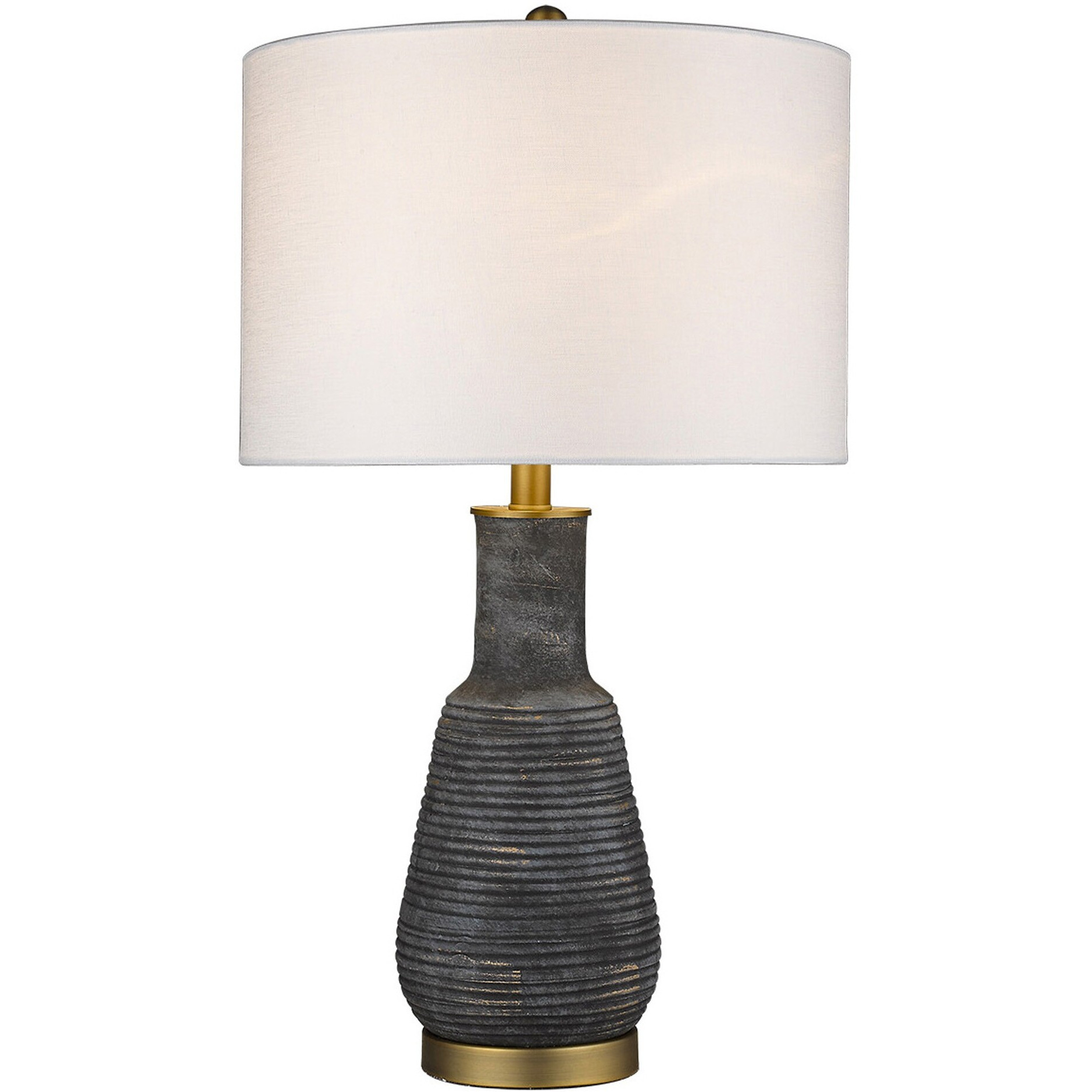 Trend Home 1-Light Brass Table Lamp