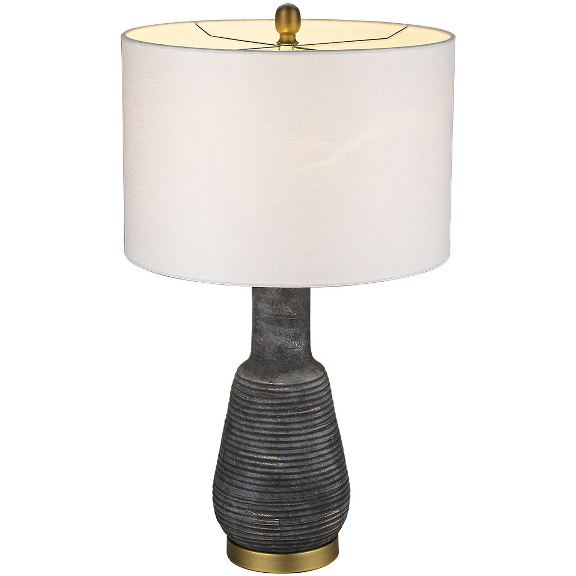 Trend Home 1-Light Brass Table Lamp