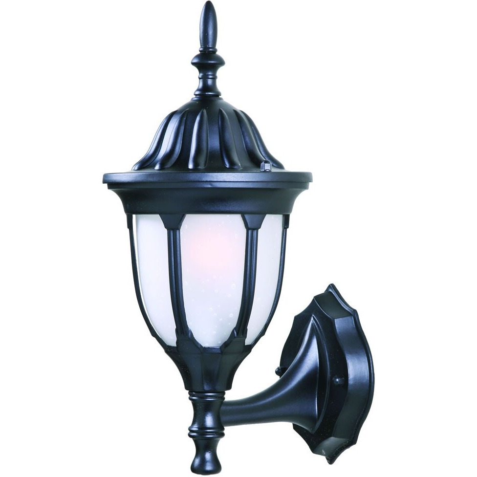 Matte Black Lamp Shape Swing Arm Wall Light
