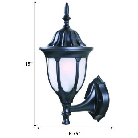 Matte Black Lamp Shape Swing Arm Wall Light