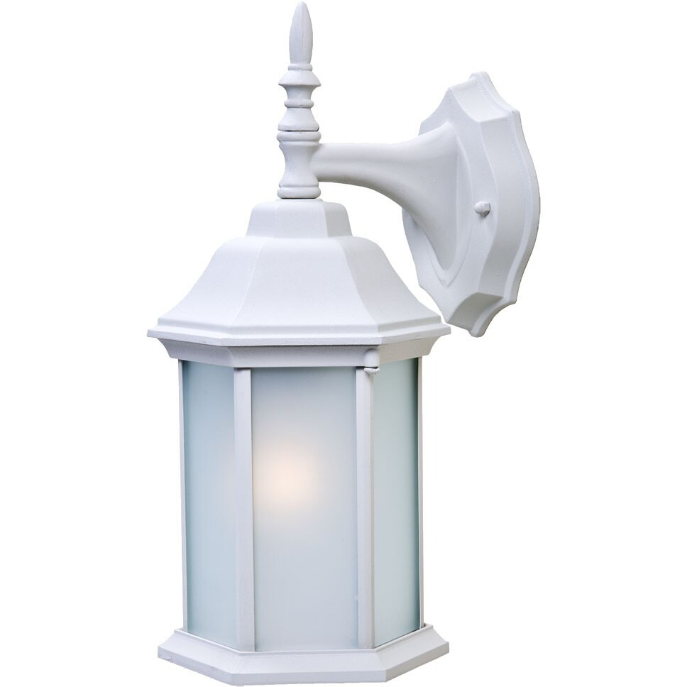 White Frosted Glass Swing Arm Wall Light