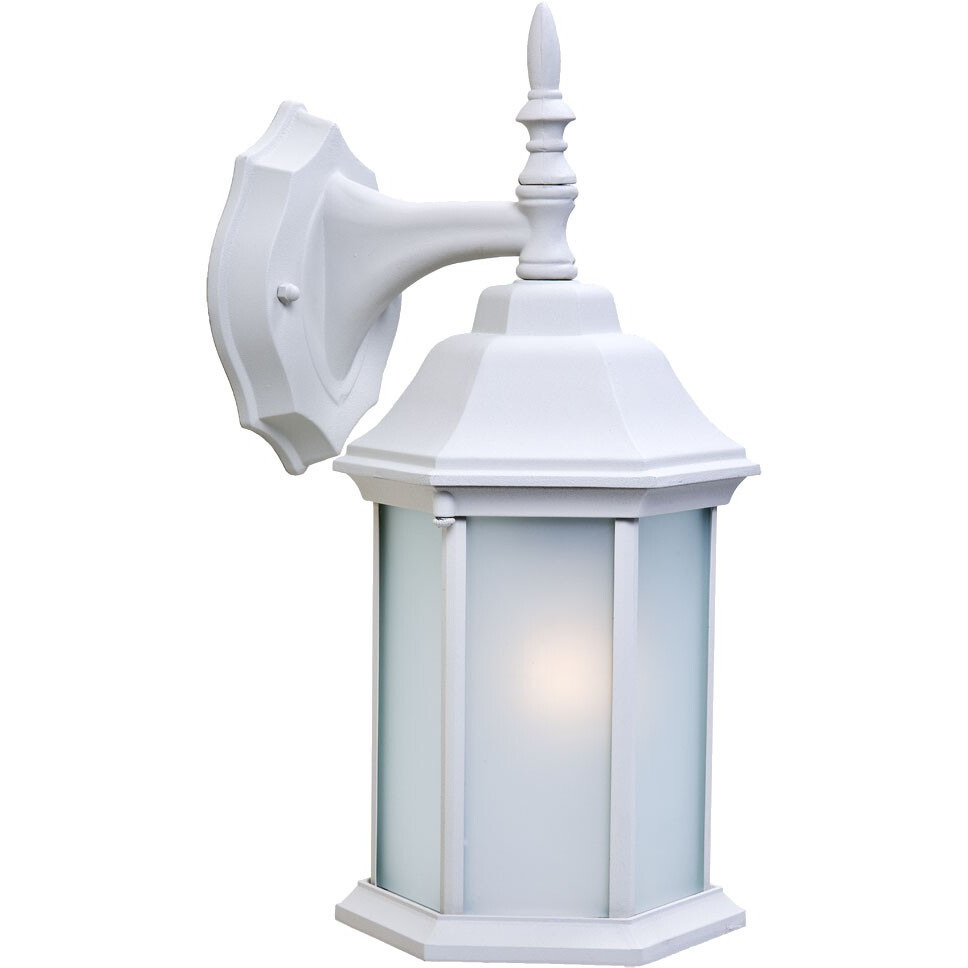 White Frosted Glass Swing Arm Wall Light