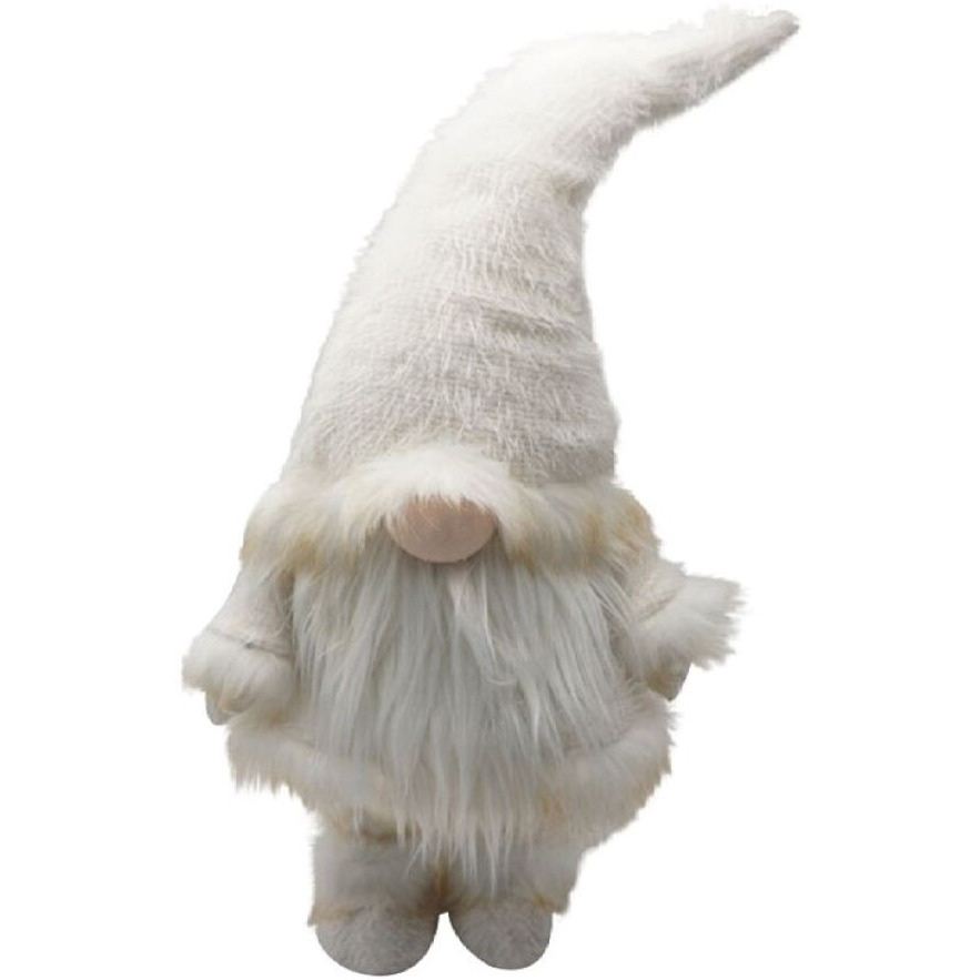 Winter White Chic Fabric Gnome