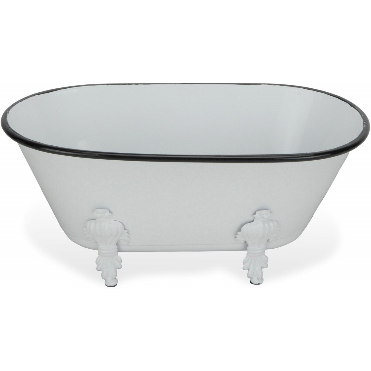 Jumbo White Bathtub Decorative Sculpture