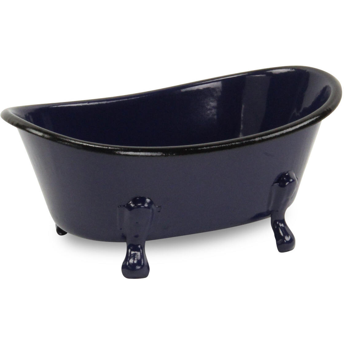 Petite Royal Blue Bathtub Decorative Sculpture