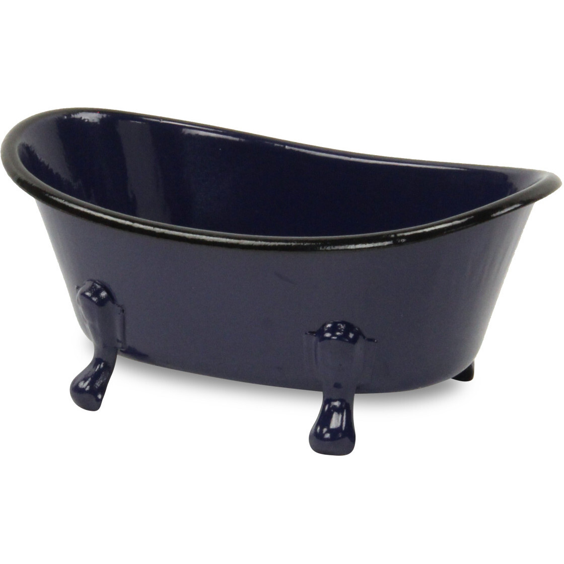 Petite Royal Blue Bathtub Decorative Sculpture