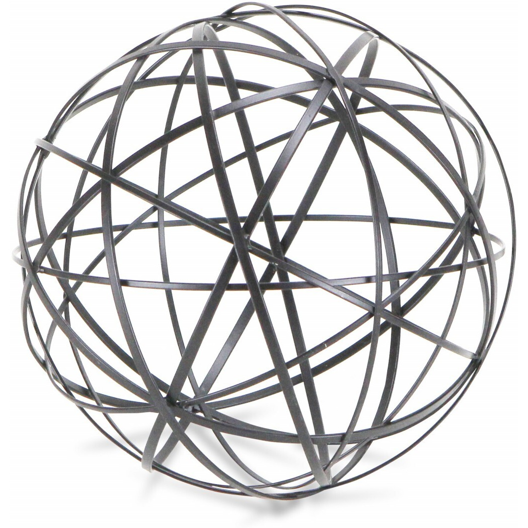 Black Metal Wire Decorative Sculpture