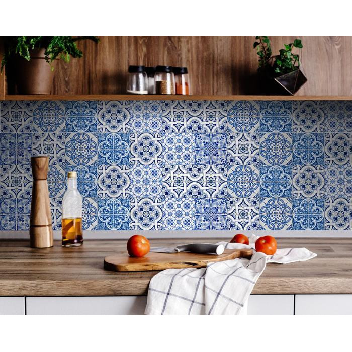 4"" X 4"" Bluebell Lina Removable Peel And Stick Tiles