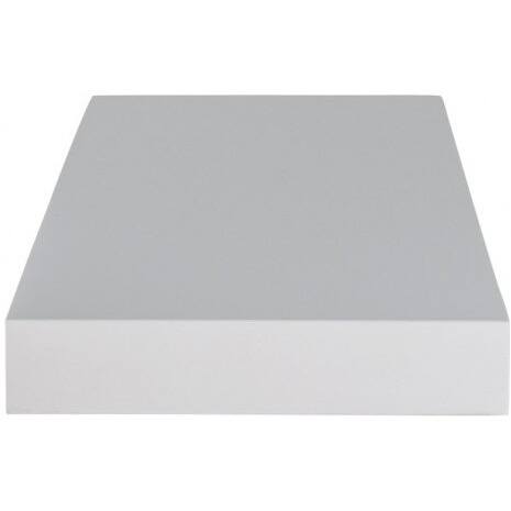 43"" White Wooden Floating Shelf